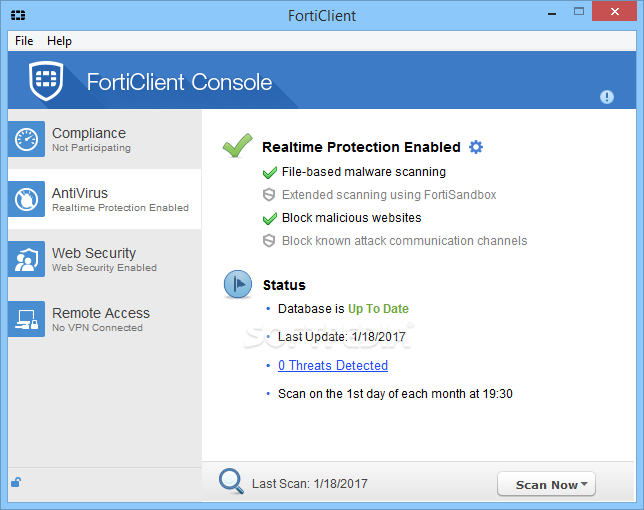 forticlient vpn for windows 7 32 bit